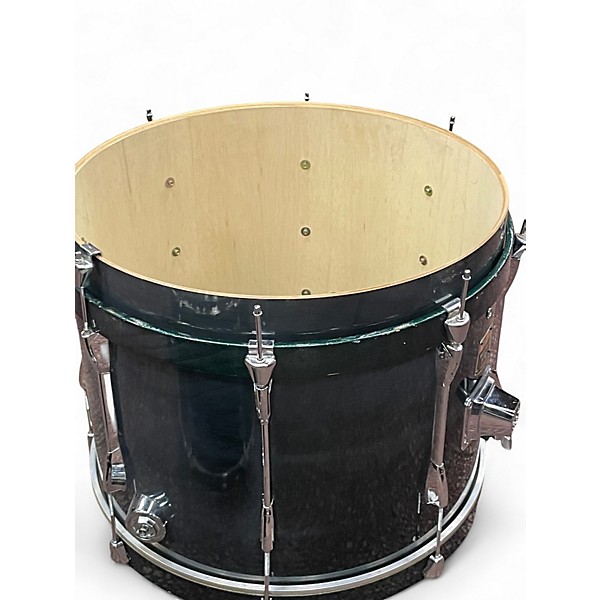 Used Yamaha 4 Piece Stage Custom Emerald Green Drum Kit