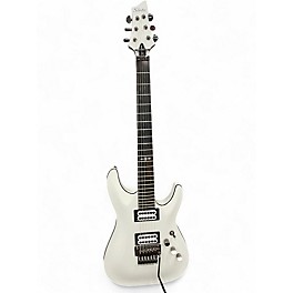 Used Schecter Guitar Research C1 FR Special White Solid Body Electric Guitar