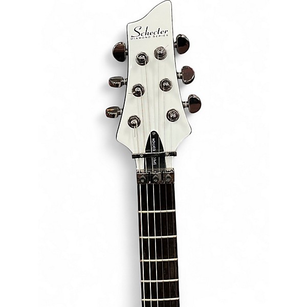 Used Schecter Guitar Research C1 FR Special White Solid Body Electric Guitar
