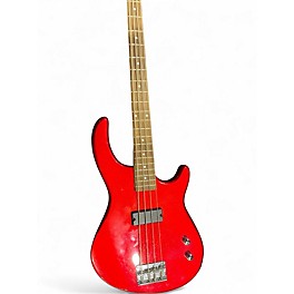 Used Dean Edge 4 String Red Electric Bass Guitar