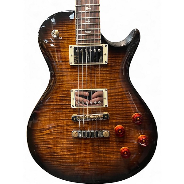 Used PRS SE Singlecut McCarty 594 black gold Solid Body Electric Guitar
