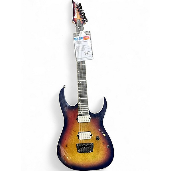 Used Ibanez RGIX6DLB Anaconda Burst Solid Body Electric Guitar