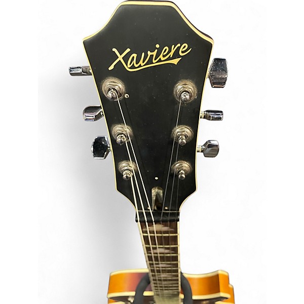Used Xaviere XV-950 2 Color Sunburst Hollow Body Electric Guitar