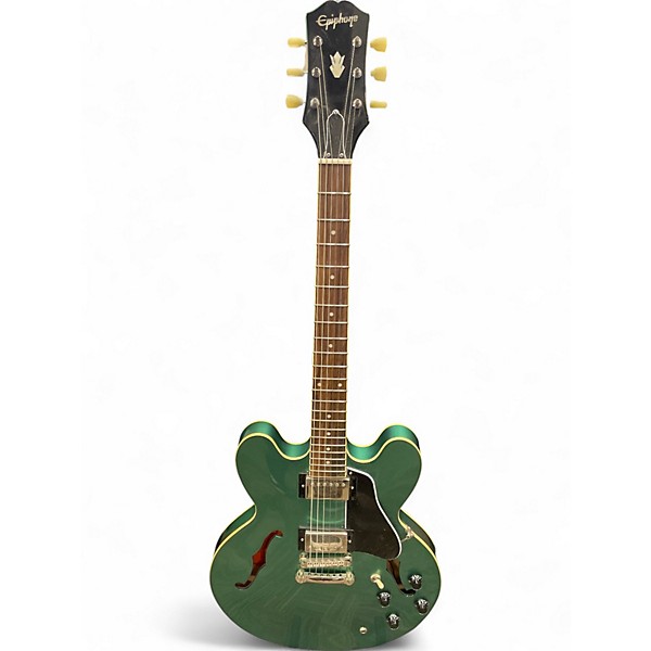 Used Epiphone ES335 IG TEAL Hollow Body Electric Guitar TEAL