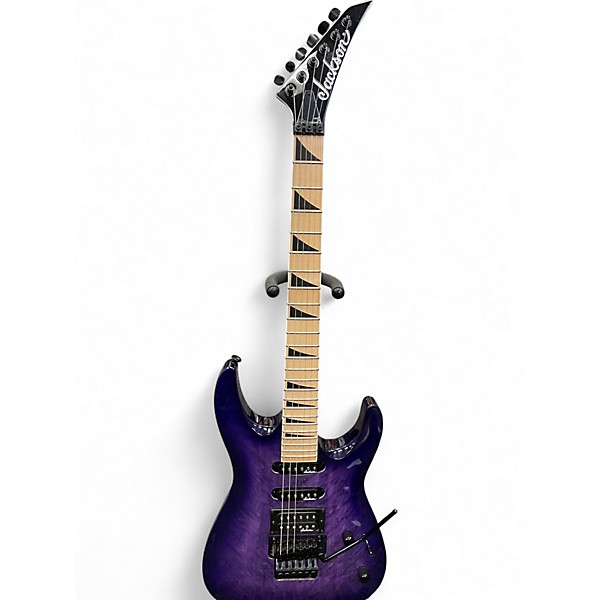 Used Jackson JS34Q Dinky Trans Purple Solid Body Electric Guitar
