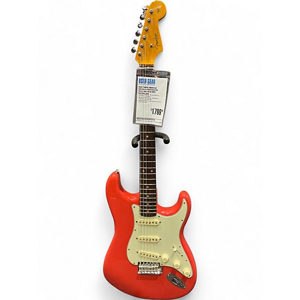 Used Fender american vintage II stratocaster Fiesta Red Solid Body Electric Guitar