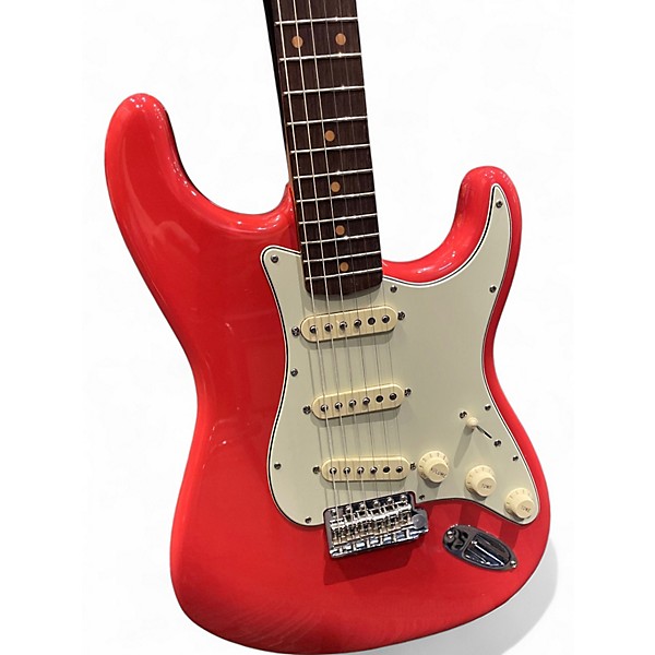 Used Fender american vintage II stratocaster Fiesta Red Solid Body Electric Guitar