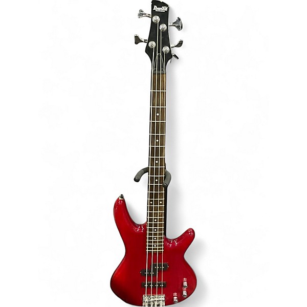 Used Ibanez gio Candy Apple Red Electric Bass Guitar