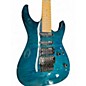 Used ESP MH103QM teal Solid Body Electric Guitar thumbnail