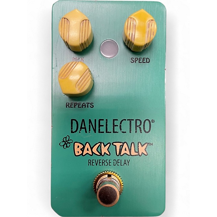 Used Danelectro Back Talk Reverse Delay Effect Pedal