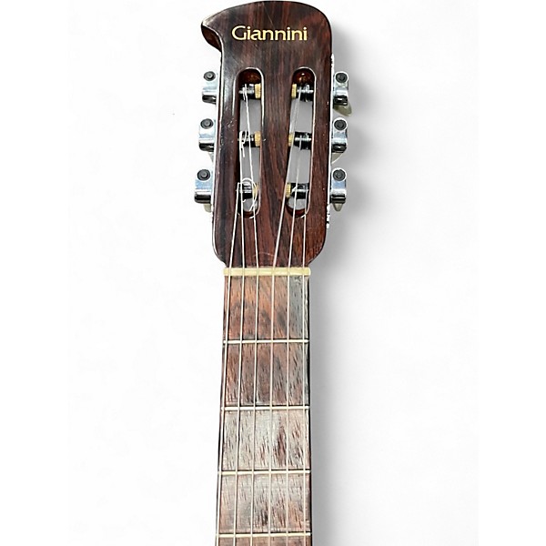 Vintage 1970s Giannini Craviola 6n Natural Classical Acoustic Guitar