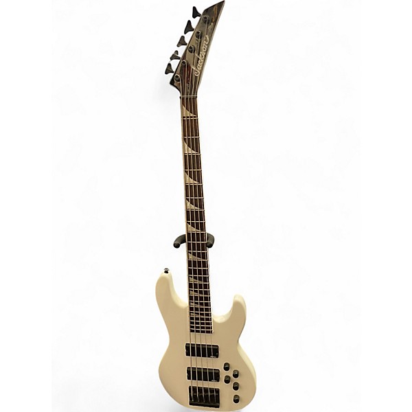 Used Jackson  X Series CBXNT V Snow White Electric Bass Guitar