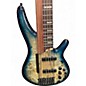 Used Ibanez Workshop SRAS7 Cosmic Blue Starburst Electric Bass Guitar