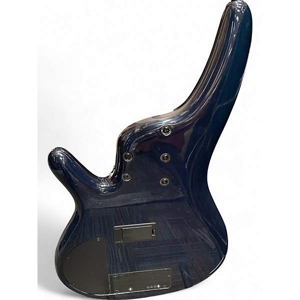 Used Ibanez Workshop SRAS7 Cosmic Blue Starburst Electric Bass Guitar