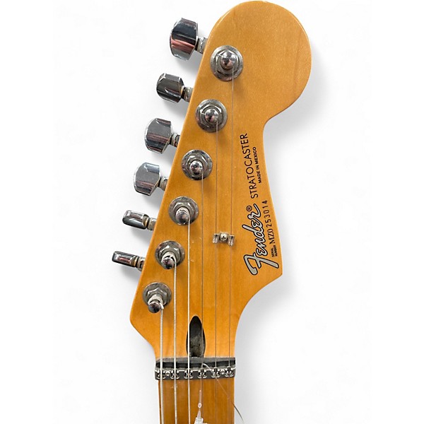 Used Fender Standard Stratocaster HSS Black Solid Body Electric Guitar