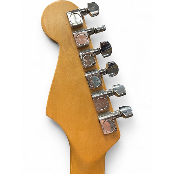 Used Fender Standard Stratocaster HSS Black Solid Body Electric Guitar