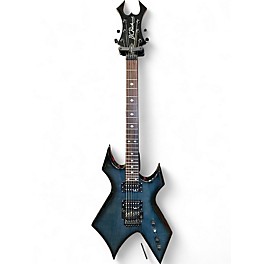 Used B.C. Rich Warlock Trans Blue Solid Body Electric Guitar