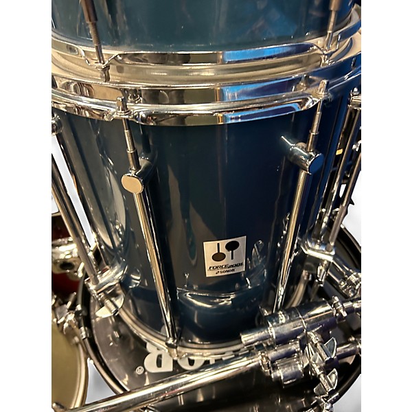 Used SONOR 4 Piece FORCE 2001 Blue Drum Kit
