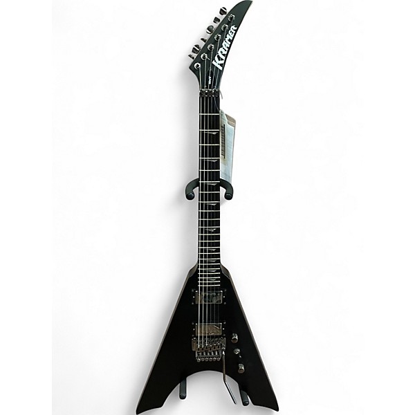 Used Kramer NITE V Black Solid Body Electric Guitar