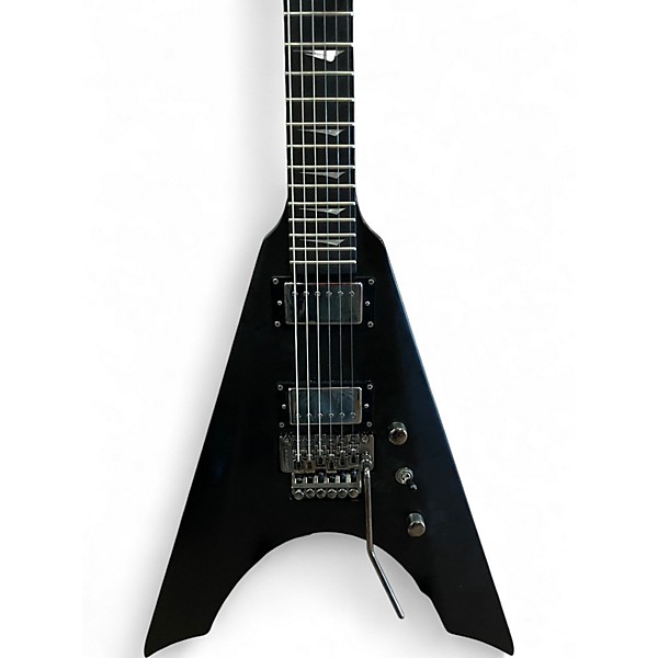 Used Kramer NITE V Black Solid Body Electric Guitar