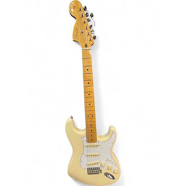 Used Fender Jimi Hendrix Monterey Stratocaster Cream Solid Body Electric Guitar