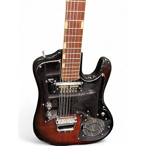 Used Teisco TRE-100 2 Color Sunburst Solid Body Electric Guitar