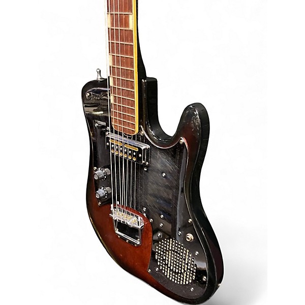 Used Teisco TRE-100 2 Color Sunburst Solid Body Electric Guitar