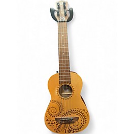Used Luna UKE BASS TAT NATURAL TATTOO Acoustic Bass Guitar