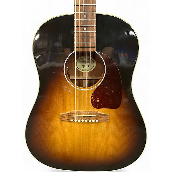 Used 2022 Gibson J45 Standard Vintage Sunburst Acoustic Electric Guitar