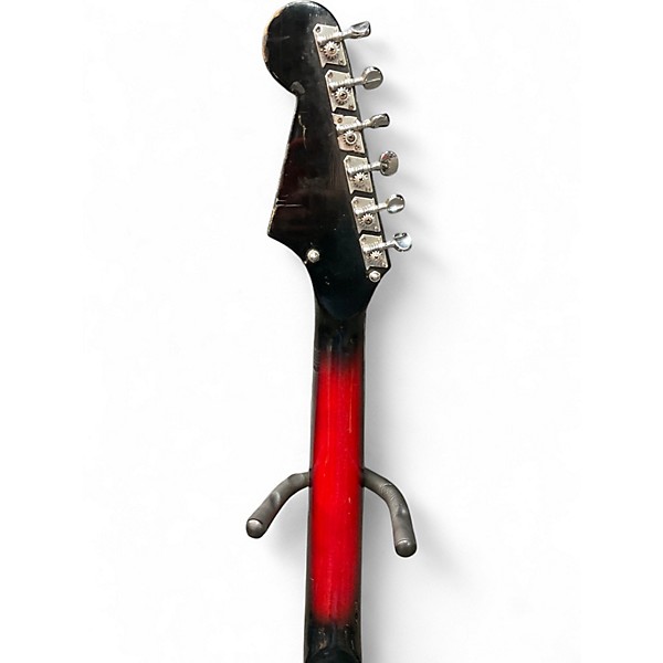 Used Tiesco GUITAR Crimson Red Burst Solid Body Electric Guitar