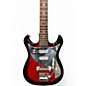 Used Tiesco GUITAR Crimson Red Burst Solid Body Electric Guitar