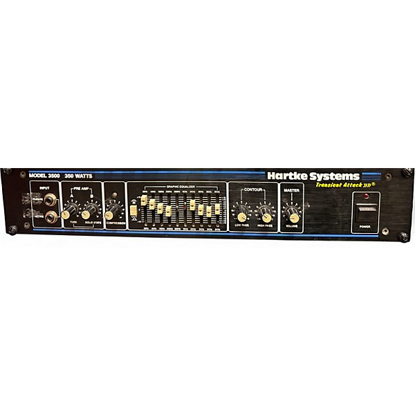 Used Hartke 3500 Transient Attack Bass Amp Head