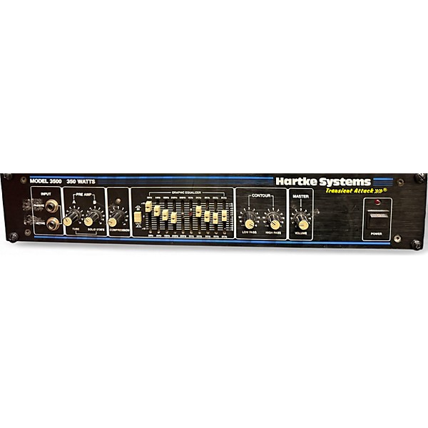 Used Hartke 3500 Transient Attack Bass Amp Head