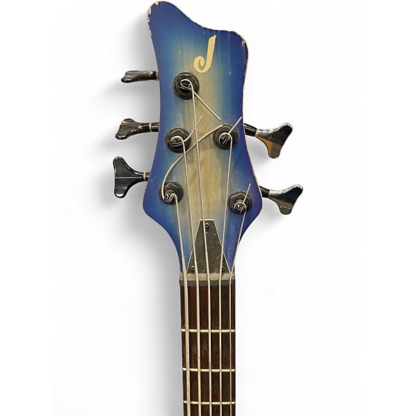 Used Jackson Pro Series Spectra Bass SBA V Blue Burst Electric Bass Guitar
