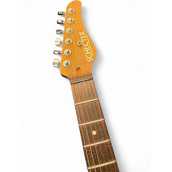 Used Schecter Guitar Research PT Vintage Hybrid Natural Satin Solid Body Electric Guitar