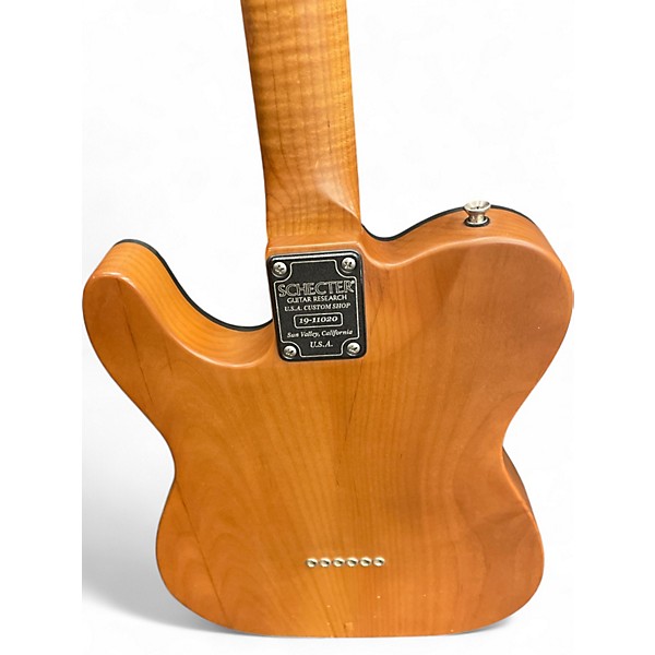 Used Schecter Guitar Research PT Vintage Hybrid Natural Satin Solid Body Electric Guitar