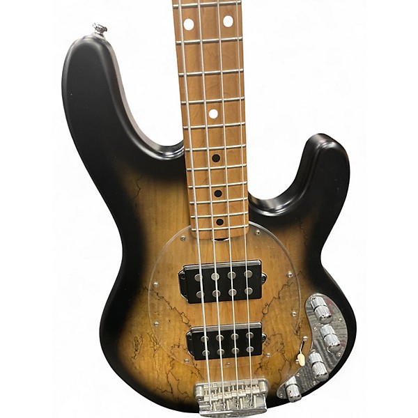 Used Sterling by Music Man Ray34 Spalted Maple Electric Bass Guitar