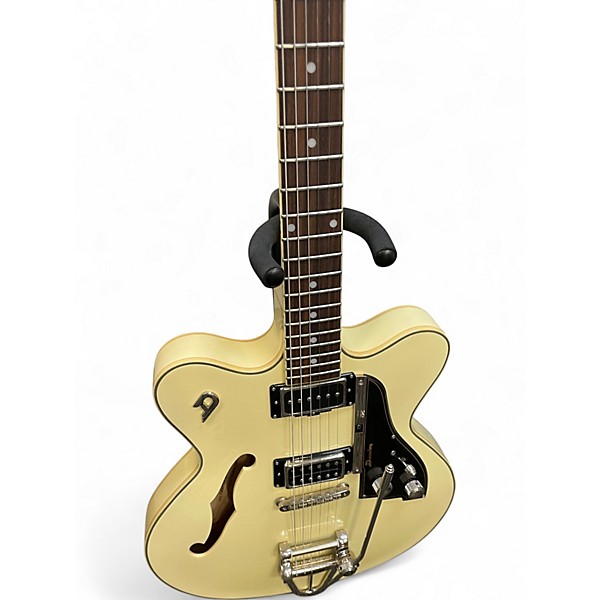 Used Duesenberg Fullerton CC Vintage White Hollow Body Electric Guitar