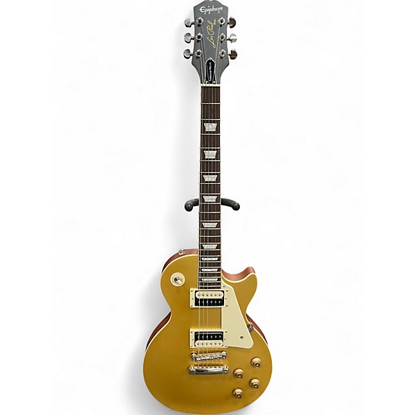 Used Epiphone Les Paul Traditional Pro IV Gold Top Solid Body Electric Guitar