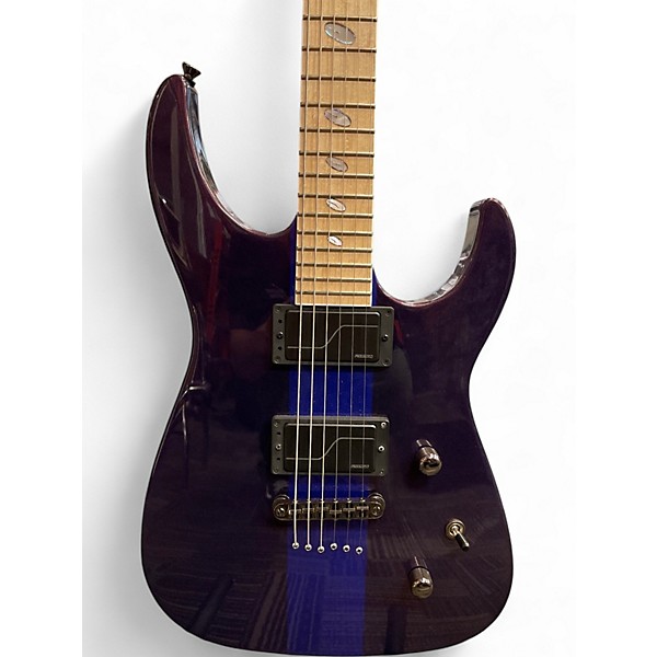 Used Caparison Guitars  Dillinger 2 FX Prominence  Transparent Spectrum Blue Solid Body Electric Guitar