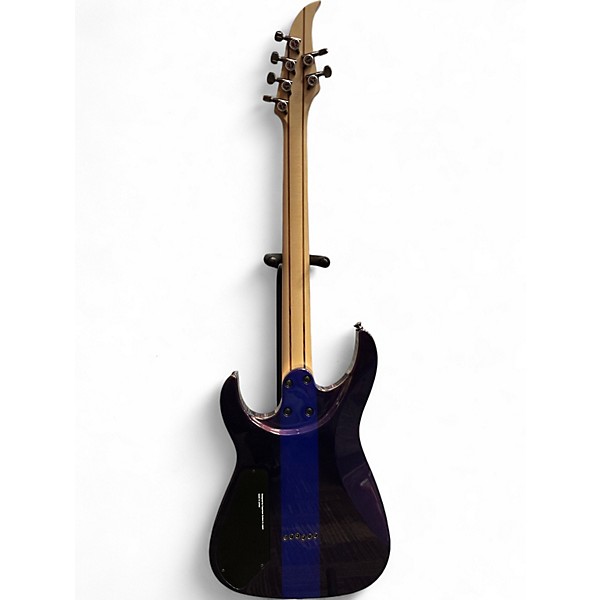 Used Caparison Guitars  Dillinger 2 FX Prominence  Transparent Spectrum Blue Solid Body Electric Guitar