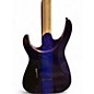 Used Caparison Guitars  Dillinger 2 FX Prominence  Transparent Spectrum Blue Solid Body Electric Guitar