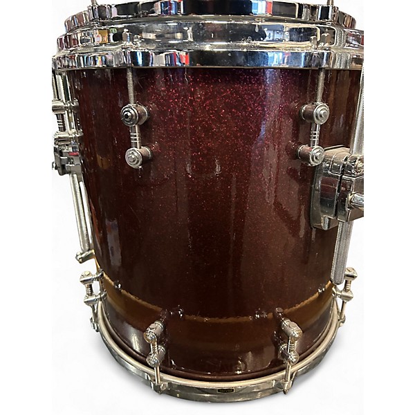 Used Gretsch Drums 4 Piece New Classic Maple Red Sparkle Drum Kit