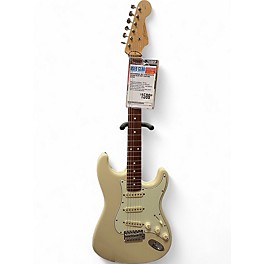 Used Momose MST Stratocaster Cream Solid Body Electric Guitar