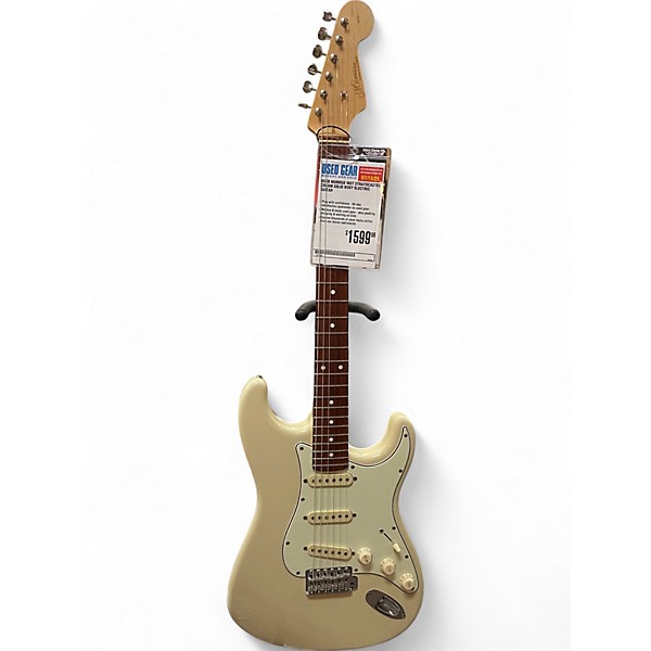 Used Momose MST Stratocaster Cream Solid Body Electric Guitar