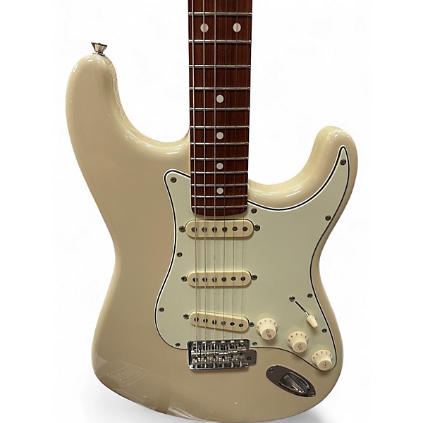 Used Momose MST Stratocaster Cream Solid Body Electric Guitar