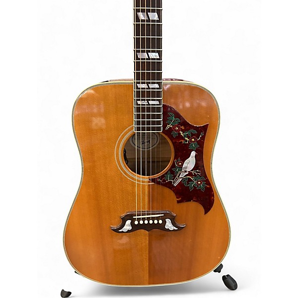 Used 2011 Gibson Dove Natural w/Cherry Back Acoustic Electric Guitar