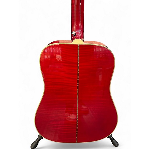 Used 2011 Gibson Dove Natural w/Cherry Back Acoustic Electric Guitar