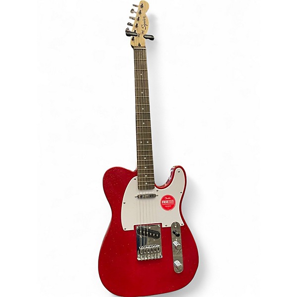 50%OFF Used 2024 Red Apple Candy Telecaster Affinity Squier ギター