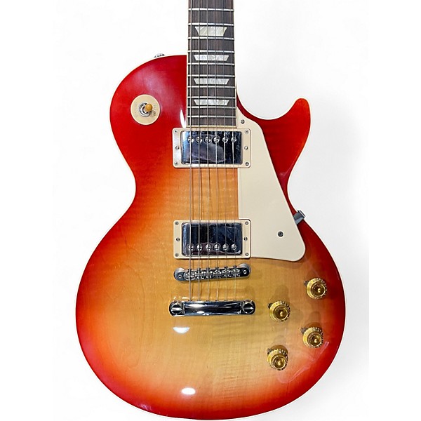 Used 2021 Gibson Les Paul Standard 1950S Neck Cherry Sunburst Solid Body Electric Guitar
